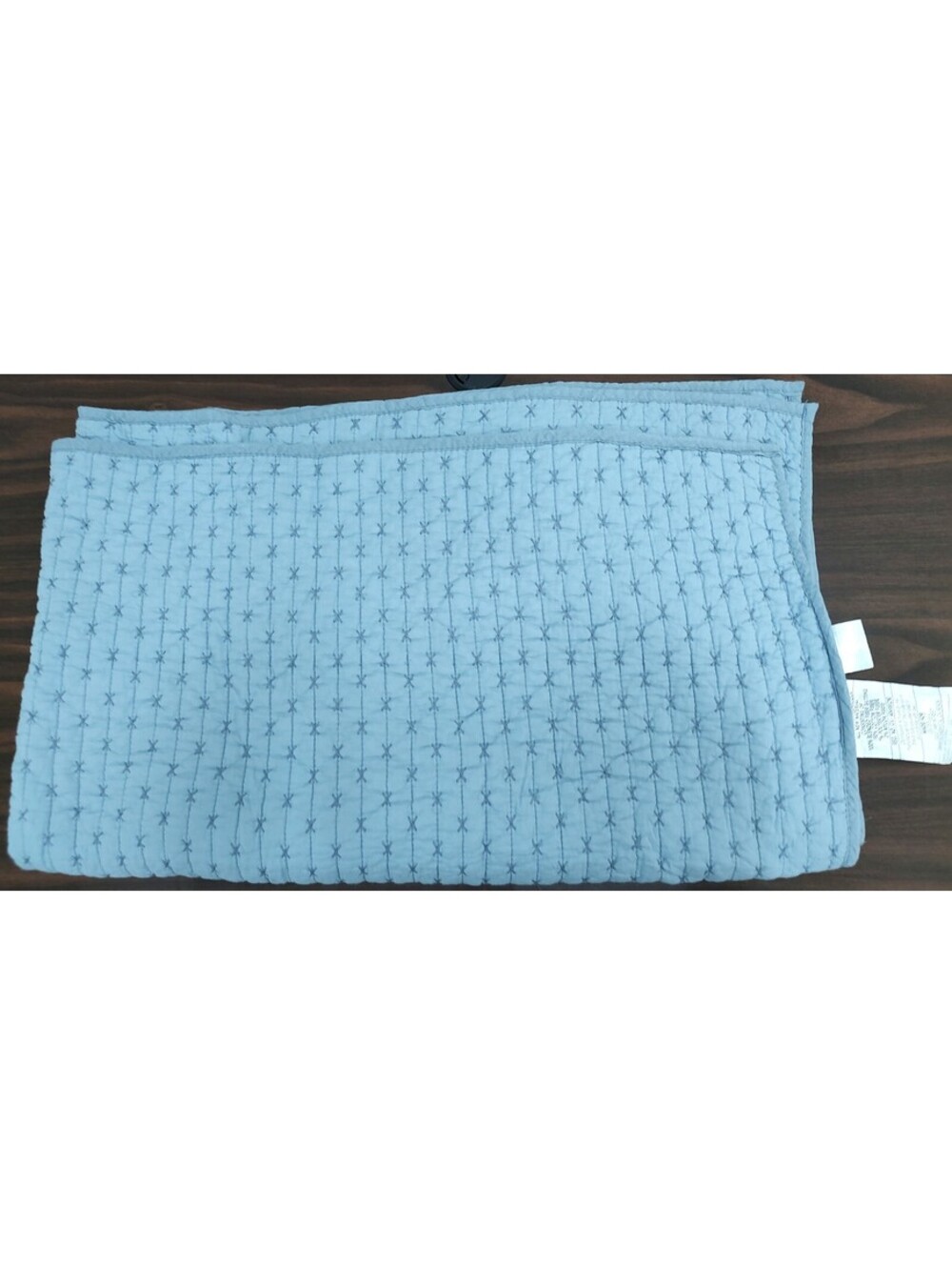 LPN - Levtex Home Cross Stitch Chambray Twin Quilt Set